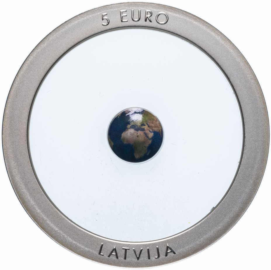 купить Латвия 5 евро 2016 Земля