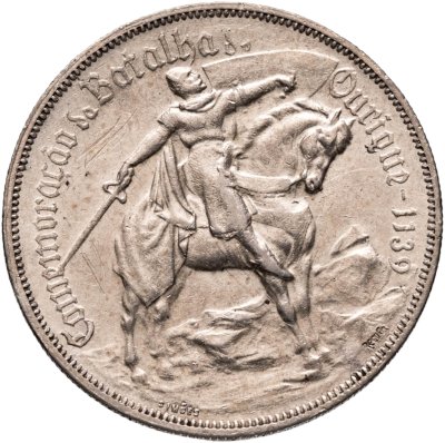 купить Португалия 10 эскудо (escudos) 1928 "Битва при Оурике"