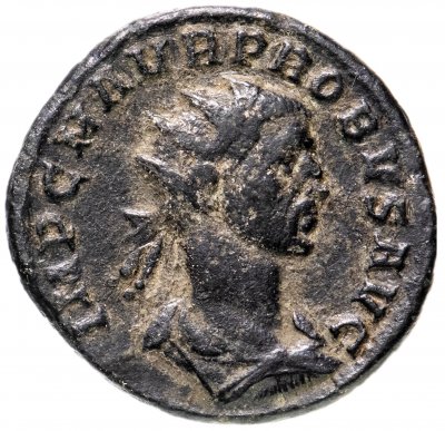 Купить Римская Империя, Проб, 276–282 гг, антониниан (реверс: Салюс стоит влево, кормит змею)