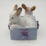 Купить Статуэтка "Кролики в коробке", фарфор, роспись, NAO Porcelain, Испания, 1988-2000 гг.