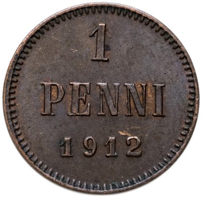 купить 1 пенни (penni) 1912 Российская Финляндия