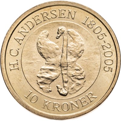 купить Дания 10 крон (kroner) 2005 "Сказка - Гадкий утёнок"