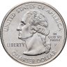 Купить США 25 центов (квотер, 1/4 доллара, quarter dollar) 2002 P Огайо (Ohio), знак монетного двора "P" - Филадельфия