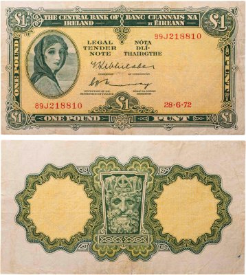 купить Ирландия 1 фунт 1963