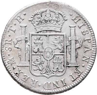 купить Вице-королевство Новая Испания 8 реалов 1807 Карл IV