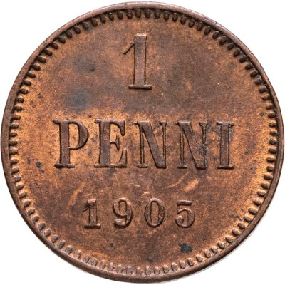 купить 1 пенни (penni) 1905 Российская Финляндия