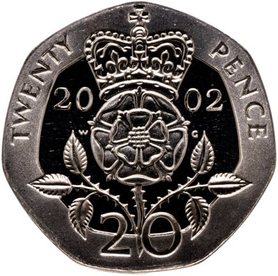 купить Великобритания 20 пенсов 2002