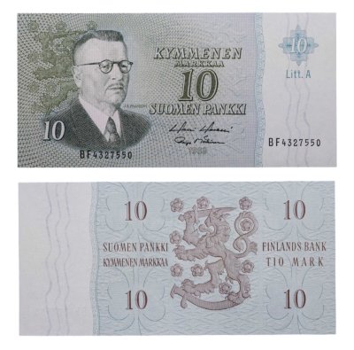 купить Финляндия 10 марок 1963