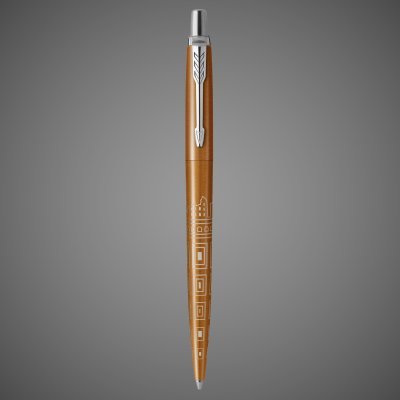 Купить Ручка шариковая Parker "Jotter Rome Bronze CT" стержень: M, цвет чернил: blue, в подарочной упаковке., Лаки и смолы: лак, нержавеющая сталь, 2026 г.