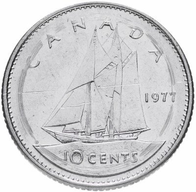 купить Канада 10 центов 1977