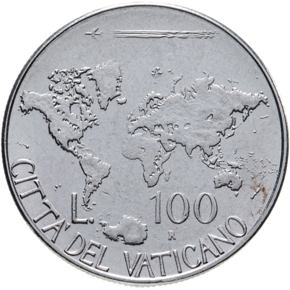 купить Ватикан 100 лир (lire) 1985