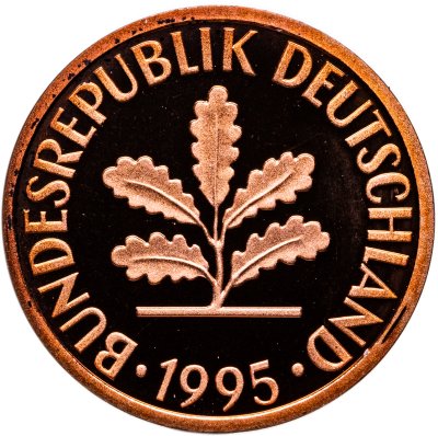 купить Германия 2 пфеннига (pfennig) 1995 J