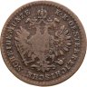 Купить Австрия 5/10 крейцера (kreuzer) 1860, знак монетного двора "A" - Вена