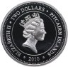 Купить Острова Питкэрн 2 доллара 2010 "Медуза - Филориза" с сертификатом
