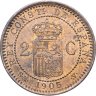 Купить Испания 2 сентимо (centimos) 1905