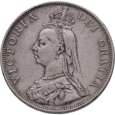 купить Великобритания 4 шиллинга (2 флорина, shillings) 1887 Арабская "1" в дате