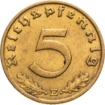 купить Германия (Третий рейх) 5 рейхспфеннигов (reichspfennig) 1937