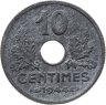 Купить Франция 10 сантимов (centimes) 1944