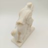 Купить Скульптура "Красноармеец на коне" (из одноименного чернильного прибора), ангидрит, резьба, СССР, 1940-1950 гг.