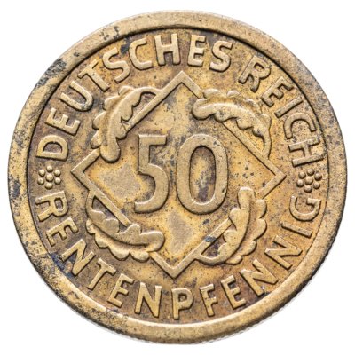 купить Германия 50 рентенпфеннигов 1924 J