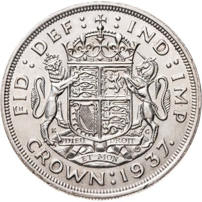 купить Великобритания 1 крона (crown) 1937 Коронация Короля Георга VI