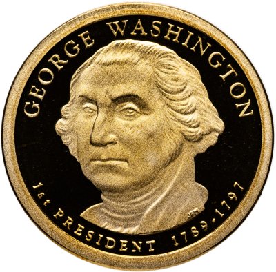 купить США 1 доллар (dollar) 2007 Proof "Джордж Вашингтон (1-й президент США)"