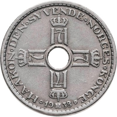 купить Норвегия 1 крона (crown) 1938