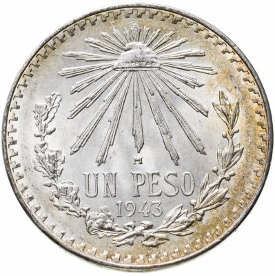 купить Мексика 1 песо (peso) 1943