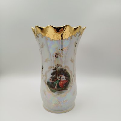 купить Ваза для цветов "Мадонна", фарфор, люстр, деколь, золочение, Oscar Schlegelmilch, Германия, 1953-1972 гг.