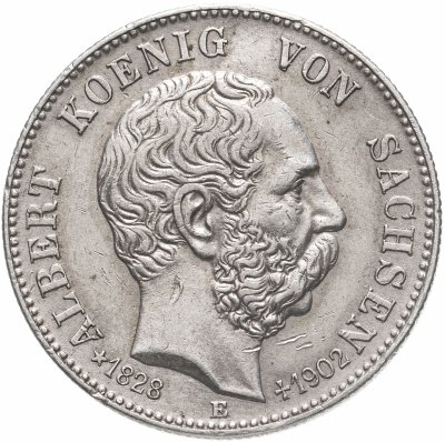 купить Германия (Империя) 2 марки (mark) 1902 Смерть Альберта Саксонского