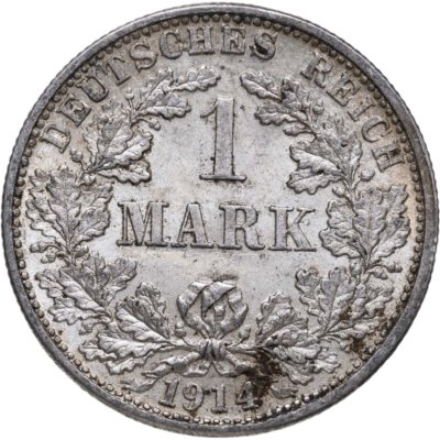 купить Германия 1 марка 1914 Знак монетного двора: "F" - Штутгарт