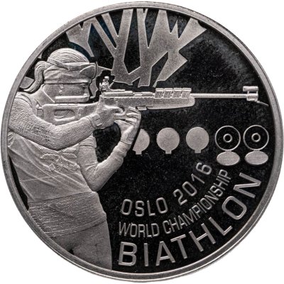 купить Беларусь 1 рубль 2016 "Чемпионат мира по биатлону 2016"