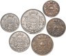 Купить Латвия полный годовой набор монет для обращения 1922-1928 (6 шт.)