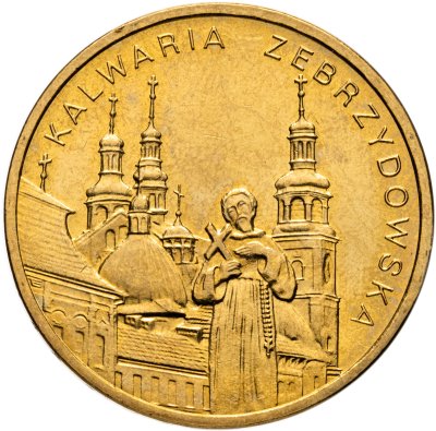 купить Польша 2 злотых 2010 "Город Кальвария Зебжидовска"