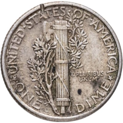 Купить США 10 центов (дайм, one dime) 1934  Mercury Dime Без отметки монетного двора