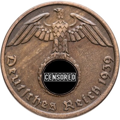 купить Германия, Третий рейх 1 рейхспфенниг (reichspfennig) 1939 A