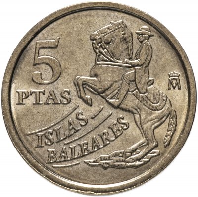 купить Испания 5 песет (pesetas) 1997 "Балеарские острова"