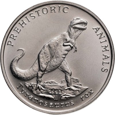 купить Конго 100 франков 1994 "Доисторические животные - Тираннозавр Рекс"