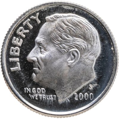купить США 1 дайм 2000 "Silver Roosevelt Dime"