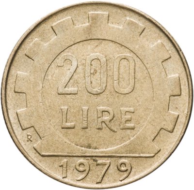 купить Италия 200 лир 1979