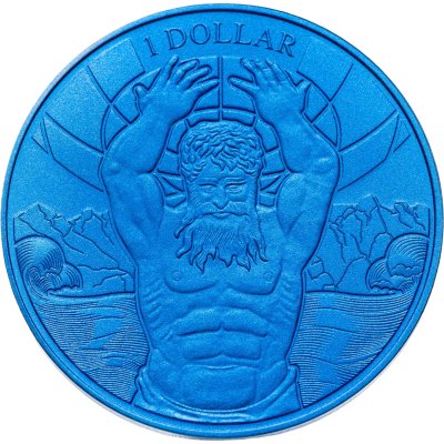 купить Соломоновы острова 1 доллар 2018 "Греческая мифология - Атлант"