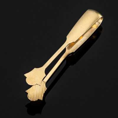 купить Щипцы для сахара, металл, золочение, Таллинский ювелирный завод, СССР, 1958 г.