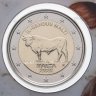 Купить Мальта 2 евро 2025 Мальтийский бык, в буклете