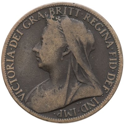 купить Великобритания 1 пенни (penny) 1901