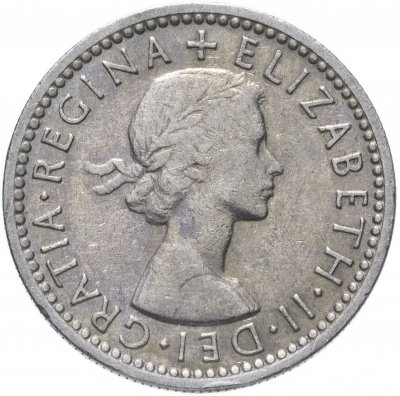 Купить Великобритания 6 пенсов 1956