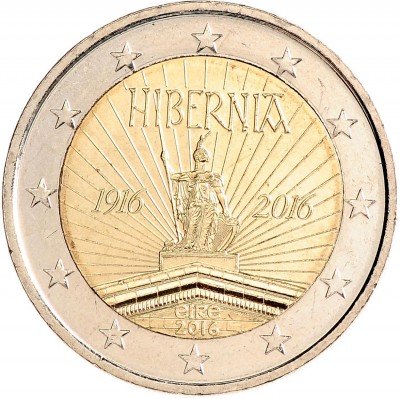 Купить Ирландия 2 евро 2016 100-летие Пасхального восстания