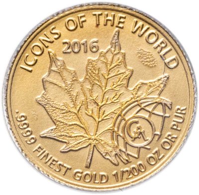 купить Руанда 10 франков 2016 Кленовый лист