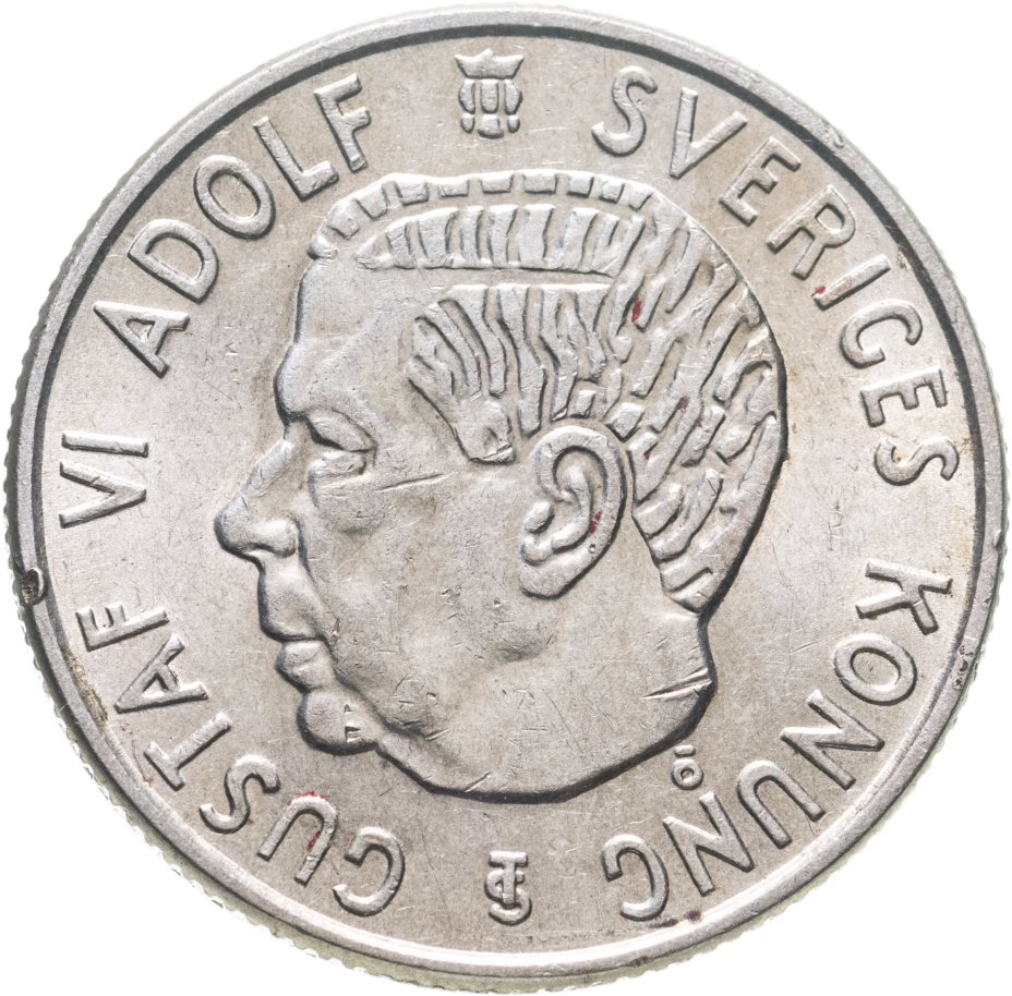 купить Швеция 2 кроны (kronor) 1954
