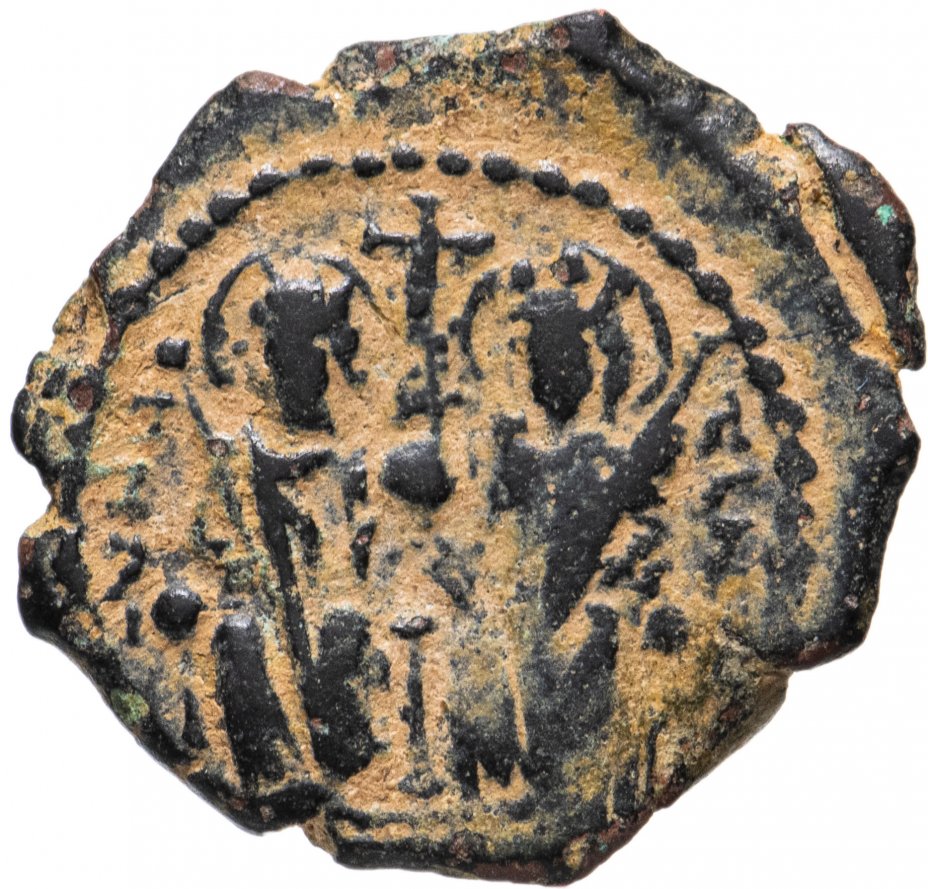 купить Византийская империя, Юстин II, 565-578 годы, 1/4 фоллисa (Декануммии)