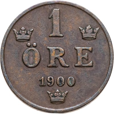 купить Швеция 1 эре (ore) 1900